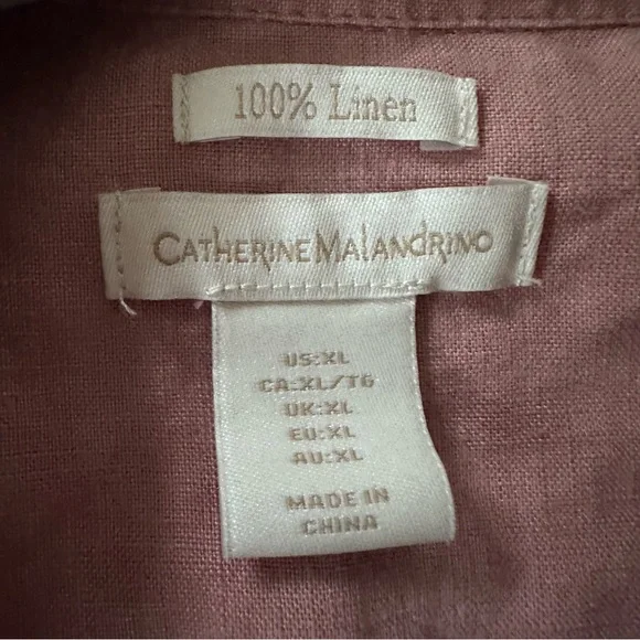 Catherine Malandrino Pink Trench Coat - Picture 4 of 4